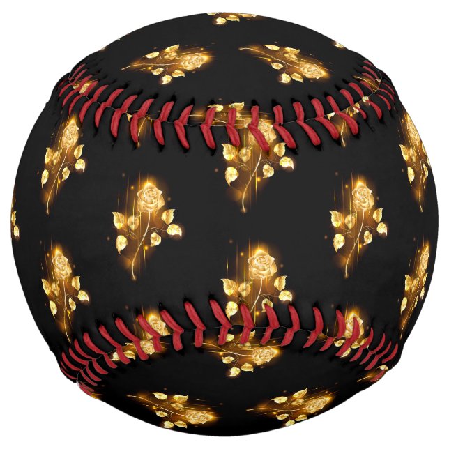 Balle De Softball Rose d'or ( rose d'or ) (Devant)