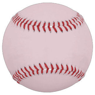 Balle De Softball Rose pastel solide