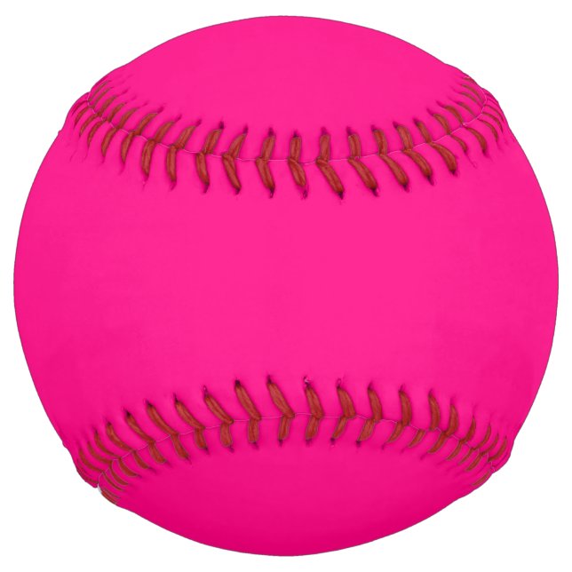 Balle De Softball Rosé profond rose (Devant)