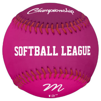 Balle De Softball Saphir Rose Black'n Pink