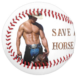 Balle De Softball SlipperyJoe's sauve cheval monter chapeau de cowbo