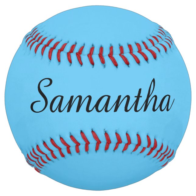 Balle De Softball Softball bleu (Devant)