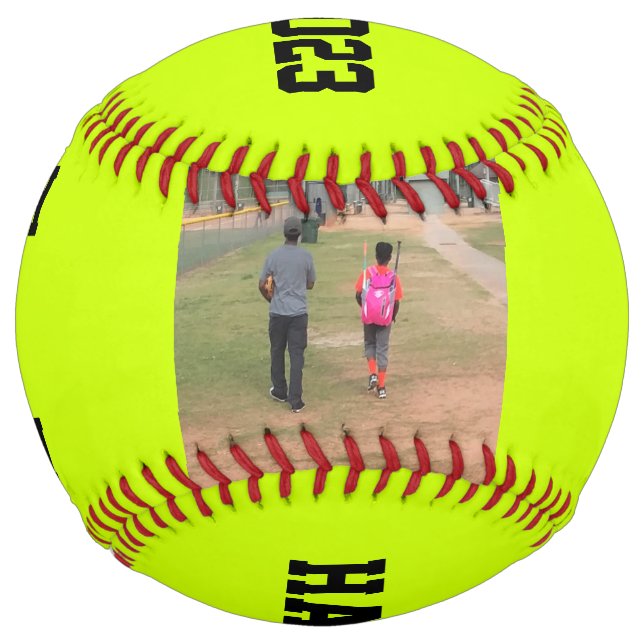 Balle De Softball Softball fête des pères (Devant)