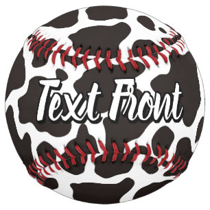 Balle De Softball Softball Motif Vache