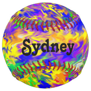 Balle De Softball Softball multicolore