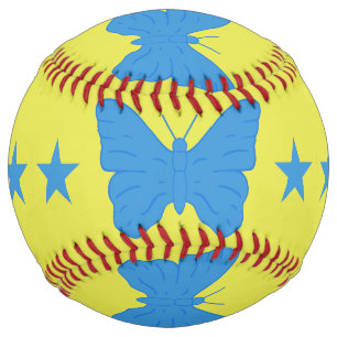 Balle De Softball Softball patriotique avec drapeau de Bady Bassit