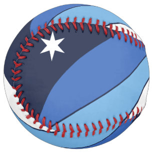 Balle De Softball Softball patriotique avec drapeau de la Colombie