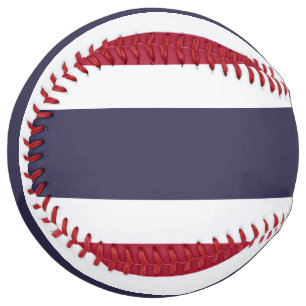 Balle De Softball Softball patriotique avec drapeau de Thaïlande