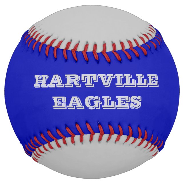 Balle De Softball Softball Personnalisé Hometown (Devant)