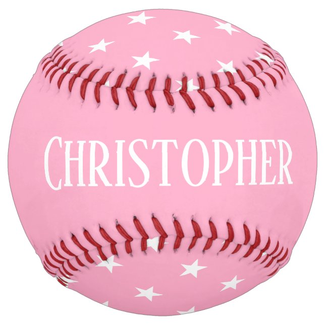 Balle De Softball Softball Rose Stars (Devant)