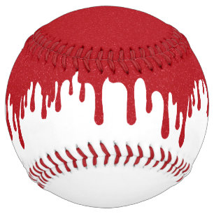 Balle De Softball Softball Tomato Rouge Drip - Conception Personnali