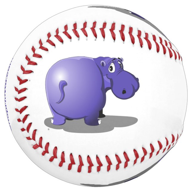 Balle De Softball The Purple Hippo Softball (Devant gauche)