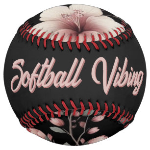 Balle De Softball Tropiques de minuit (personnaliser)