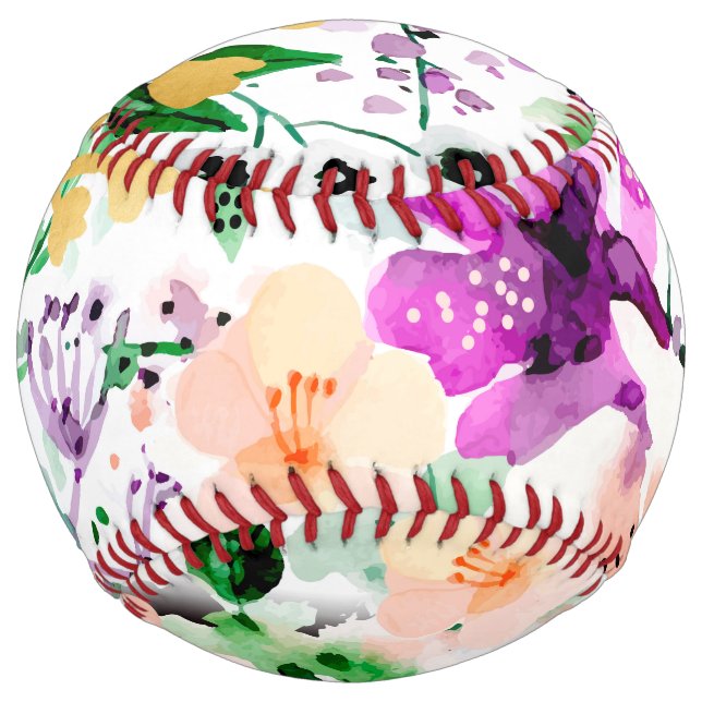 Balle De Softball Violet (Devant)