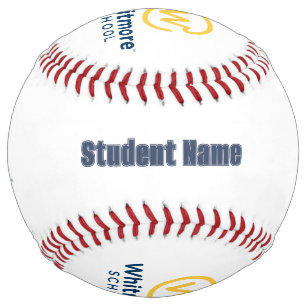 Balle De Softball Whitmore School Personalized Softball