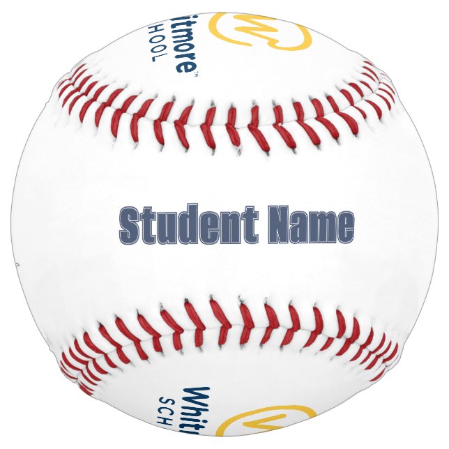 Balle De Softball Whitmore School Personalized Softball (Devant)