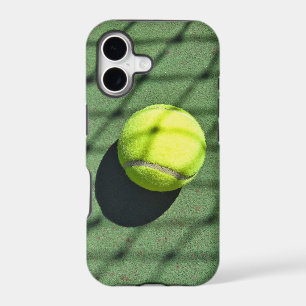 Balle de tennis avec ombre de filet