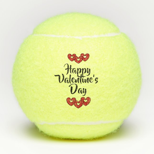 balle de tennis de la Saint Valentin par dalDesign (Devant)