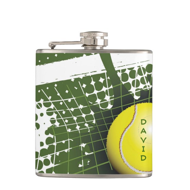 Balle de tennis et flacon de design net (Devant)