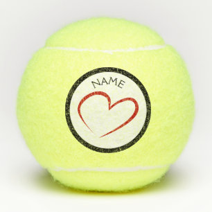 Balle de tennis NOMMÉE FAITE SUR COMMANDE