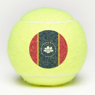 Balle de tennis Penn avec le drapeau de l'État du 