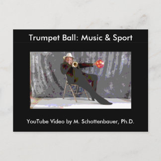 Balle de trompette : Carte postale Musique et Spor
