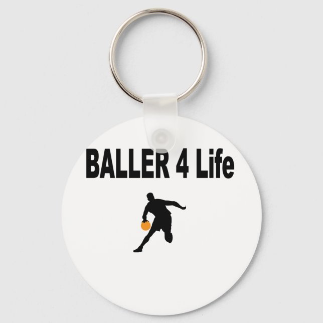 Baller 4 Life Keychain (Front)