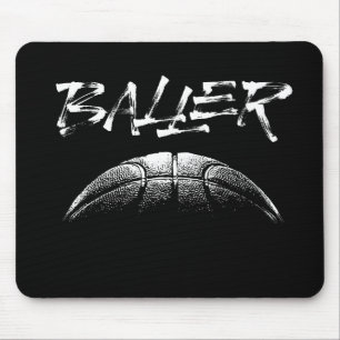 Baller (basketball) mouse pad