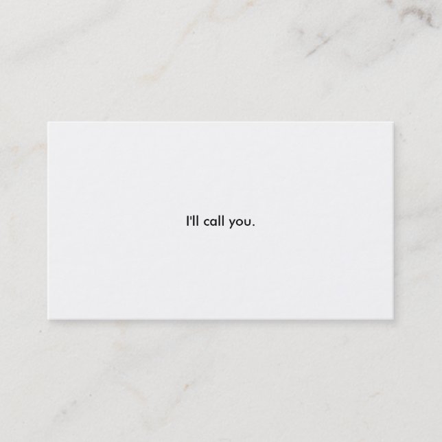 Baller Business Cards (Front)