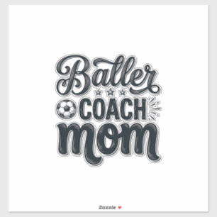 Baller Coach Mom Vintage Soccer Shirt Design_1