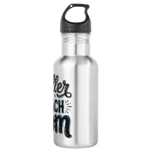 Baller Coach Mom Vintage Soccer Shirt Design_1 532 Ml Water Bottle