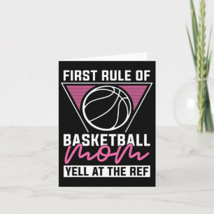 Baller Mother Hooping Bball - Hoops Player Basketb Card