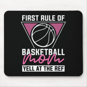 Baller Mother Hooping Bball - Hoops Player Basketb Mouse Pad