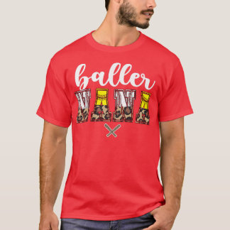 Baller Nana Baseball Softball Nana Grandma  T-Shirt