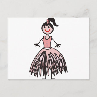 ballerina 1 postcard