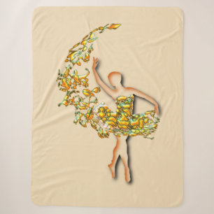 Ballerina 1 sherpa blanket