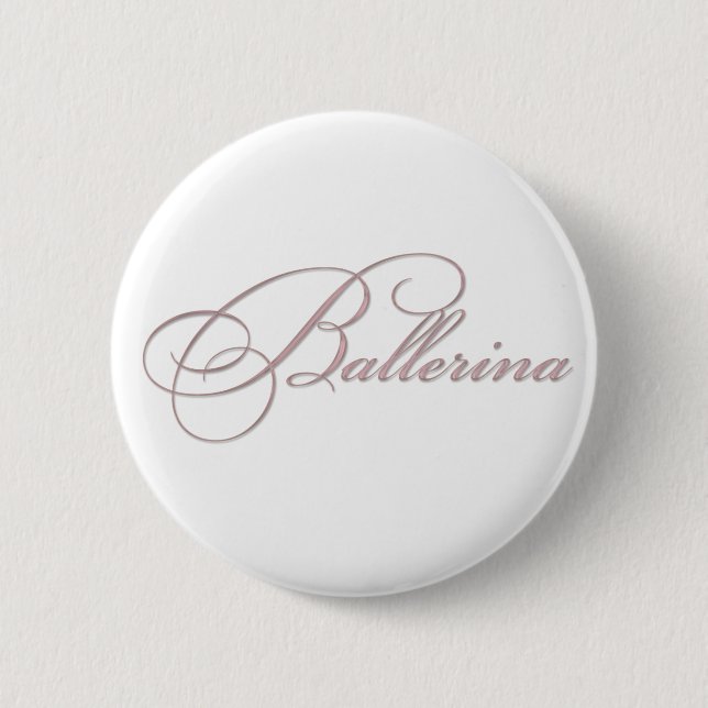 Ballerina 2 Inch Round Button (Front)