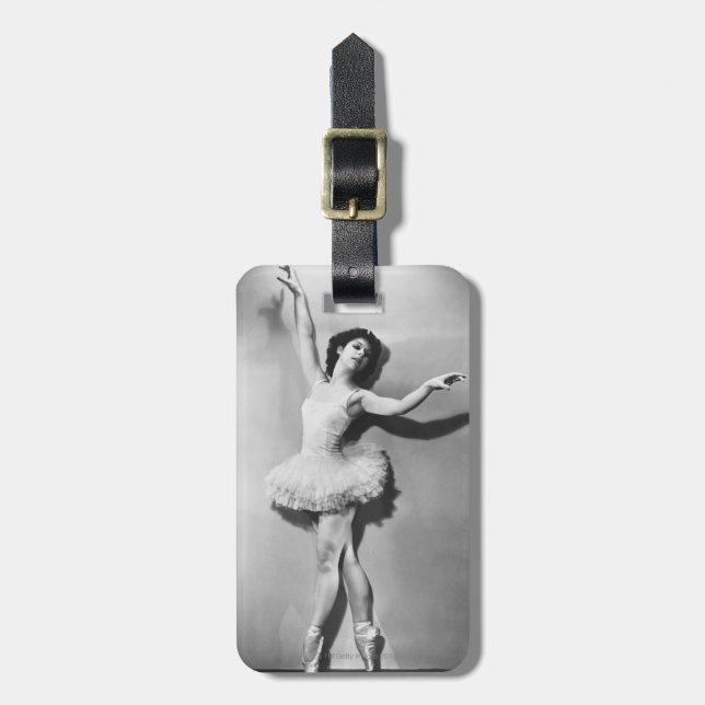 Ballerina 2 luggage tag (Front Vertical)