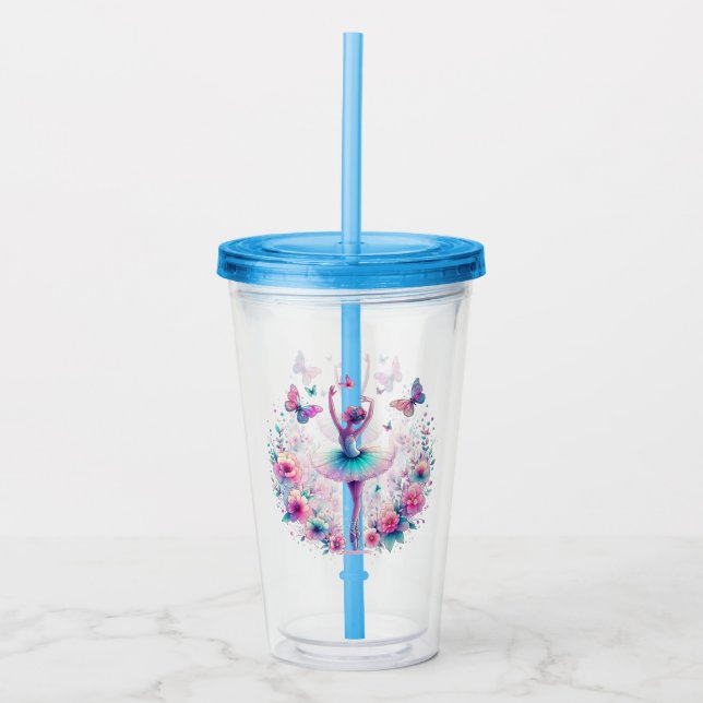 Ballerina Acrylic Tumbler (Front)