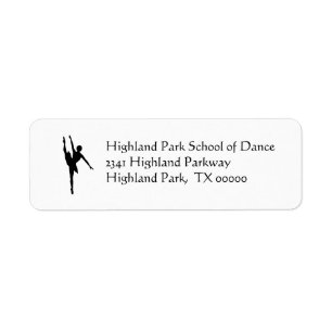 Ballerina Address Labels