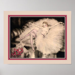 "Ballerina" Art Deco by Louis Icart Poster