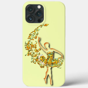 Ballerina Art Fire Dance - Ballet Dancer Drawing iPhone 13 Pro Max Case