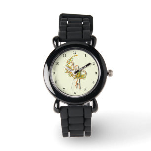 Ballerina Art Fire Dance - Ballet Dancer Drawing Watch