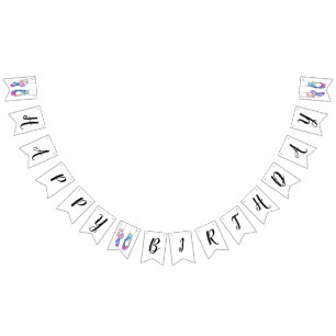 Ballerina Ballet Birthday Party Bunting Flags