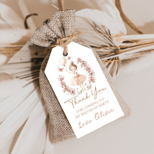 Ballerina Ballet Birthday Party Gift Tags