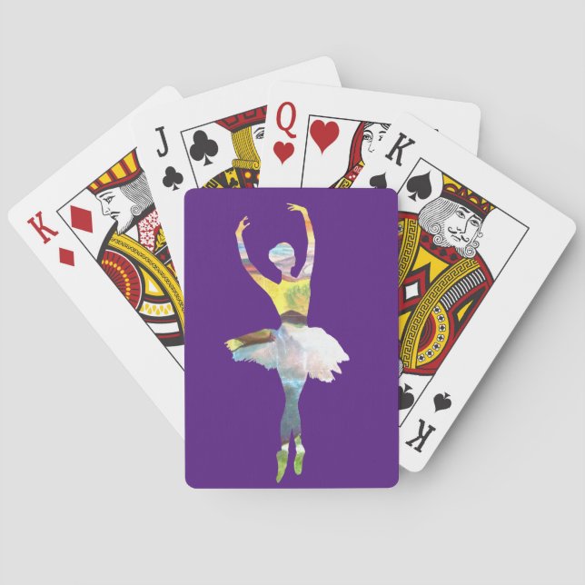 Ballerina Ballet Dance  Playing Cards (Back)