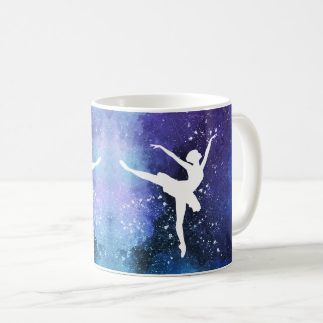 Ballerina/ballet dancer coffee mug (Front Right)
