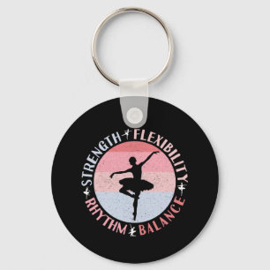 Ballerina Ballet Dancer - Mindset Values Keychain