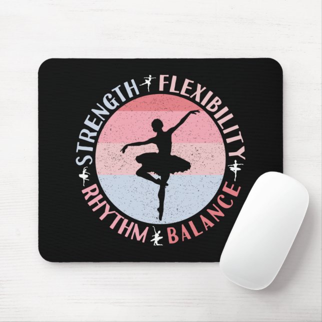 Ballerina Ballet Dancer - Mindset Values Mouse Pad (With Mouse)