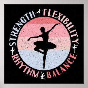 Ballerina Ballet Dancer - Mindset Values Poster